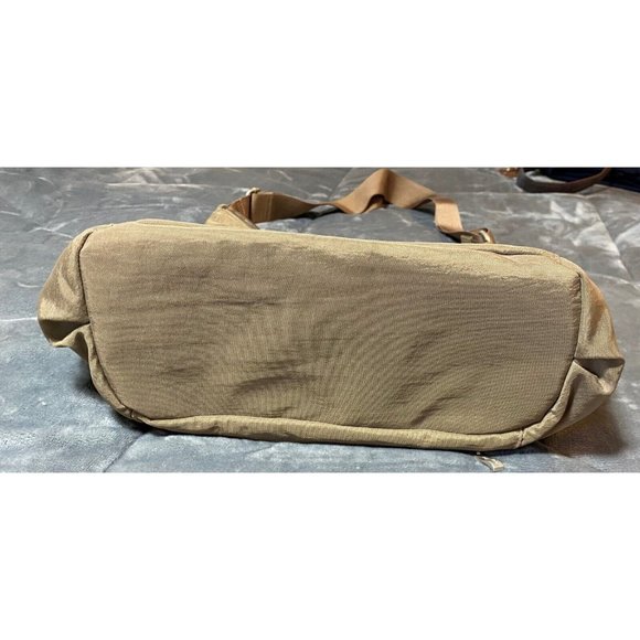 Baggallini Travel Purse Adjustible Strap Outside Pocket for Luggage Handle Brown - Picture 6 of 9